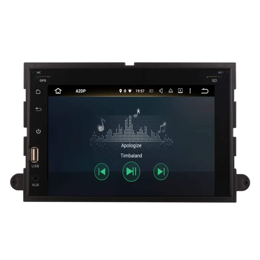 Автомобильный GPS-радиоприемник с сенсорным экраном 7 дюймов Android 8 0 для Ford
