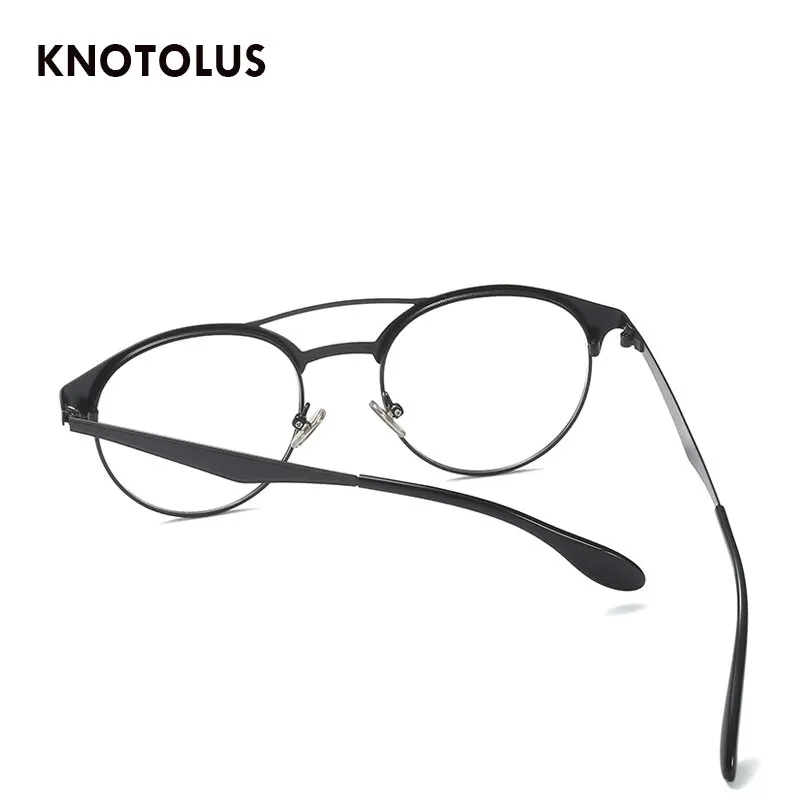 Knotolus Ретро Винтажные круглые женские очки роскошные брендовые дизайнерские для