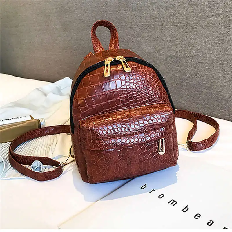 Brown OCARDIAN рюкзаки женские кожаные маленькие Мини Корейская версия дизайнерские женские модные Молодежные Девушки Школьные сумки Прямая поставка M8 - Цвет: Brown