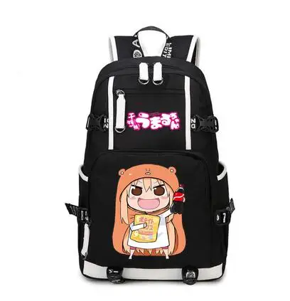 Высокое качество аниме Himouto! Умару-Чан повседневный нейлоновый рюкзак унисекс