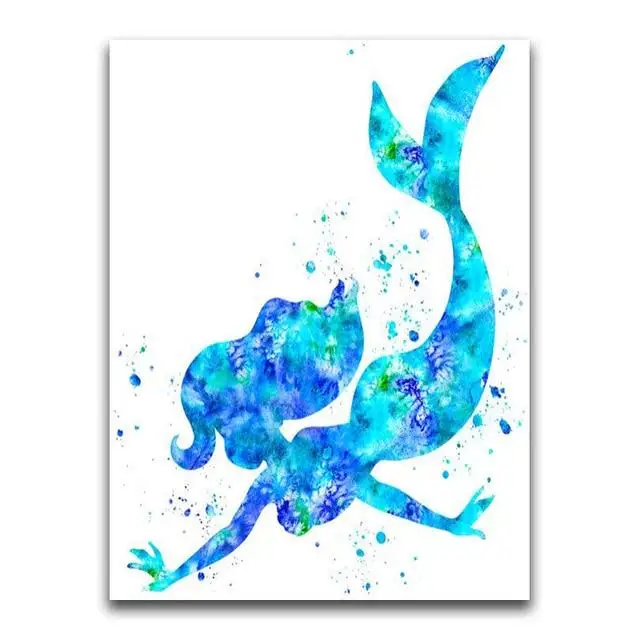 YIKELA DIY Cartoon Sketch 5D Diamond Mosaic Square Embroidery Painting Cross Stitch Home Decor Wall | Дом и сад