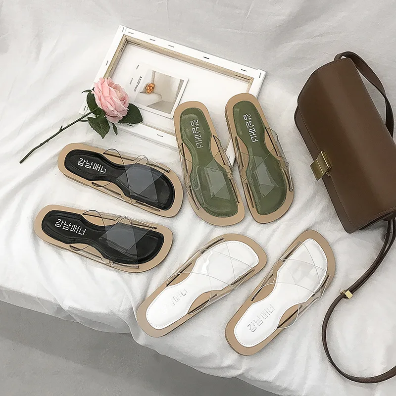 Босоножки с открытым носком для ношения на улице модные лаконичные элегантные