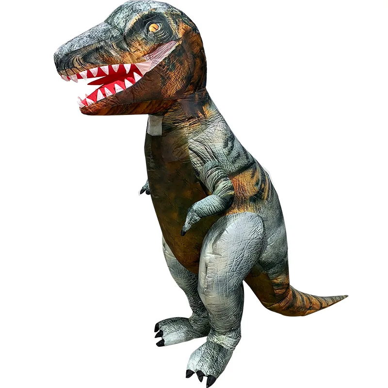 Раптор динозавр взрослые костюмы для косплея T REX надувная одежда ездовые игрушки