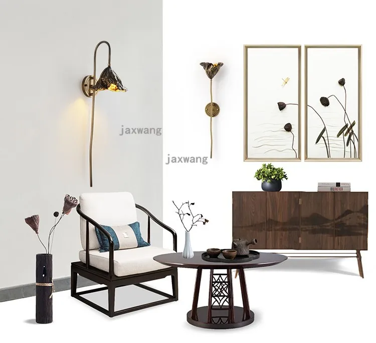 Vintage Led Wall Light Living Room Creative Withered Lotus Wandlamp Industrieel Nordic Design Bedroom Loft Lights for Home | Лампы и