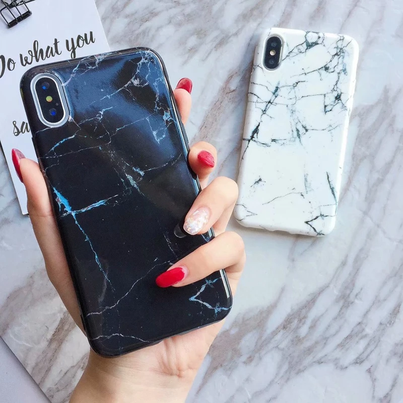 Luxury Soft TPU Case for iphone XS X 7 8 Plus 6 6s 5 5s SE 10 Shockproof Silicone Back Phone Cover | Мобильные телефоны и