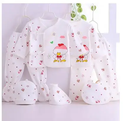 Белый Newborn underwear set of 7 pieces 1 - Цвет: Белый