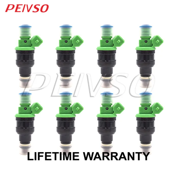 

8x 0280150558 XL3V-A5A 42lb 440CC fuel injector for Chevrolet Camaro 85~02 Corvette 85~04 Impala 94~96 7.0L V8