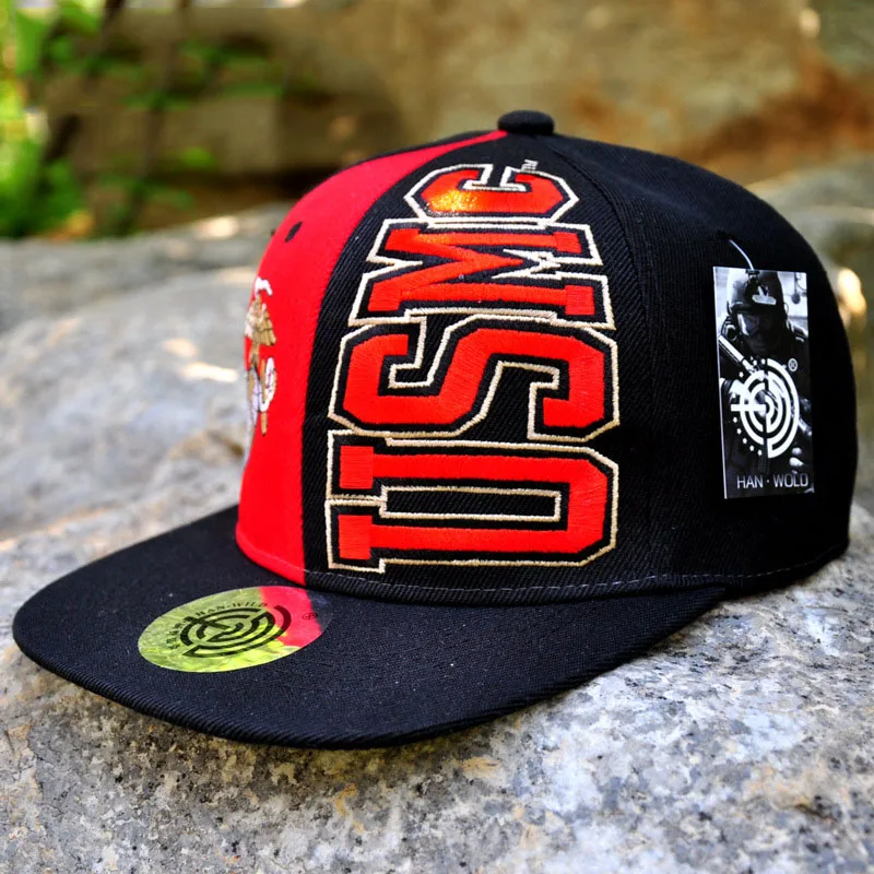 Новая модная кепка Мужская Бейсболка Снэпбэк Кепка американская морская пехота