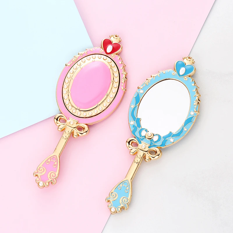 В морском стиле наклейка луна Зеркало жемчуг макияж с изображением бабочки