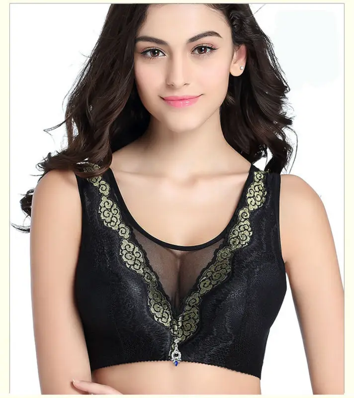 Женский бюстгальтер с чашкой пуш ап глубоким V образным вырезом|plus size bra|size bracotton