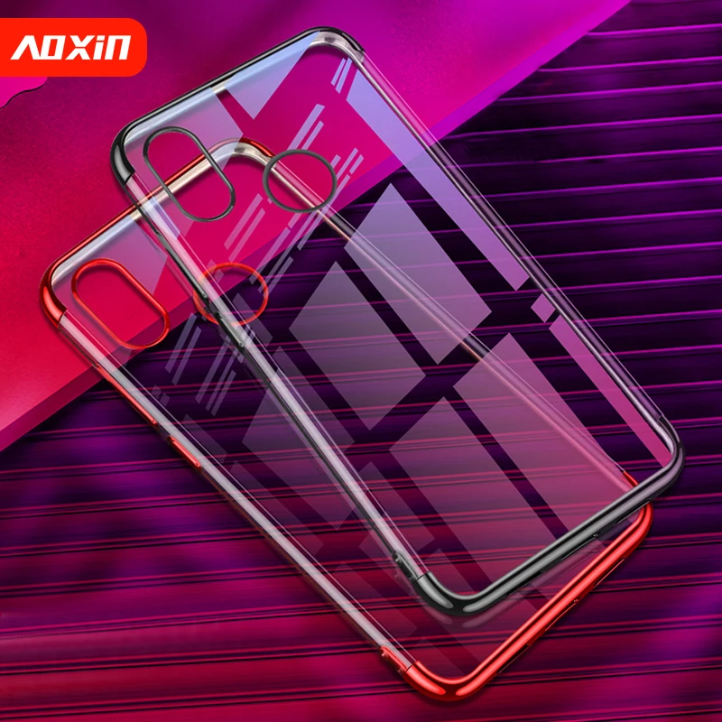 Роскошный чехол AOXIN для Xiaomi Mi 8 lite 9 SE CC9E задняя крышка se мягкие силиконовые чехлы