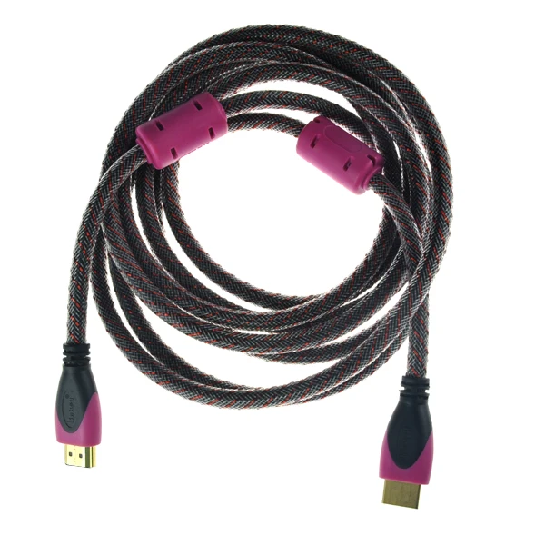 Новейший высокоскоростной 3 м/10 футов позолоченный HDMI-совместимый удлинитель