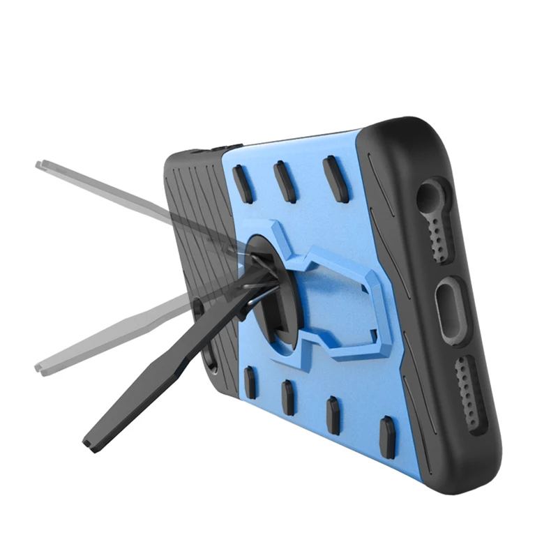 Для Коке iPhone 5s Case Силиконовые ТПУ + PC Hard обложка Мягкая Резина Поворотный Стенд