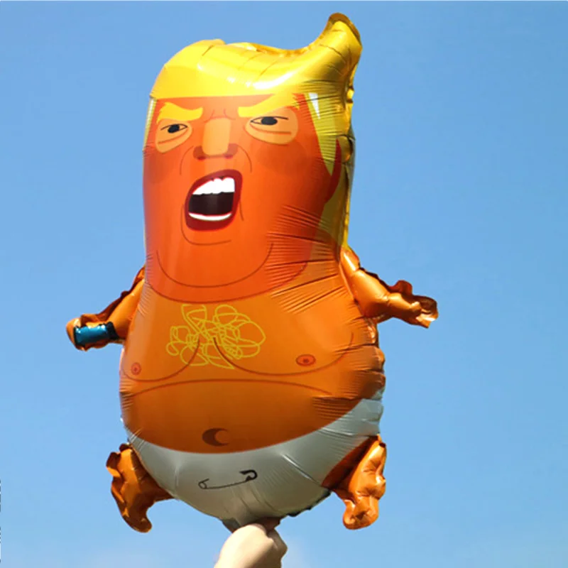 Angry Baby Trump фольги Воздушные шары смешные игрушки Дональд Трамп WXV