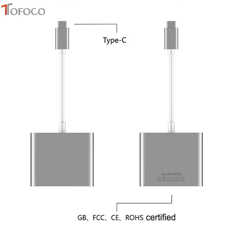 TOFOCO USB 3 1 Type C адаптер с HDMI для Nintendo Switch Dock Samsung S8 PC Mode Note 8 thunderbolt Подставка