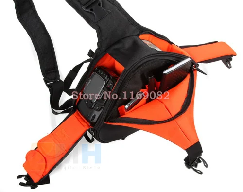 DSLR Shoulder Camera Bag Video Portable diagonal Triangle Carry Case foR Canon 600D D600 7D 5D2 60D Nikon D90 D60 D700 D7000 | Электроника