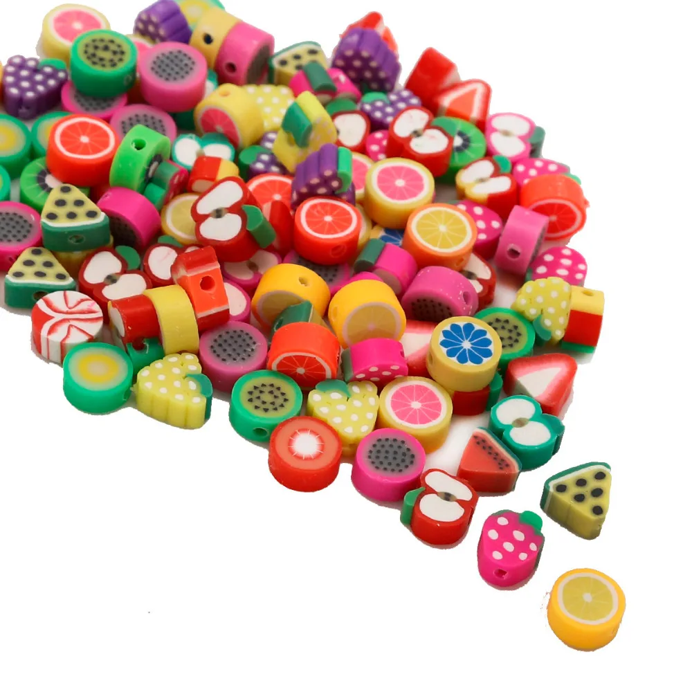 25 шт. разноцветные бусины из полимерной глины|bead jewelry projects|jewelry brandbeaded hair |