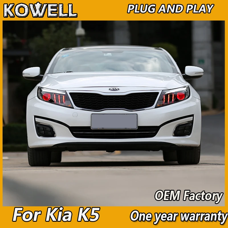 Автомобильный Стайлинг KOWELL для Kia K5 Rio фары 2014 2015 корейский дизайн светодиодный