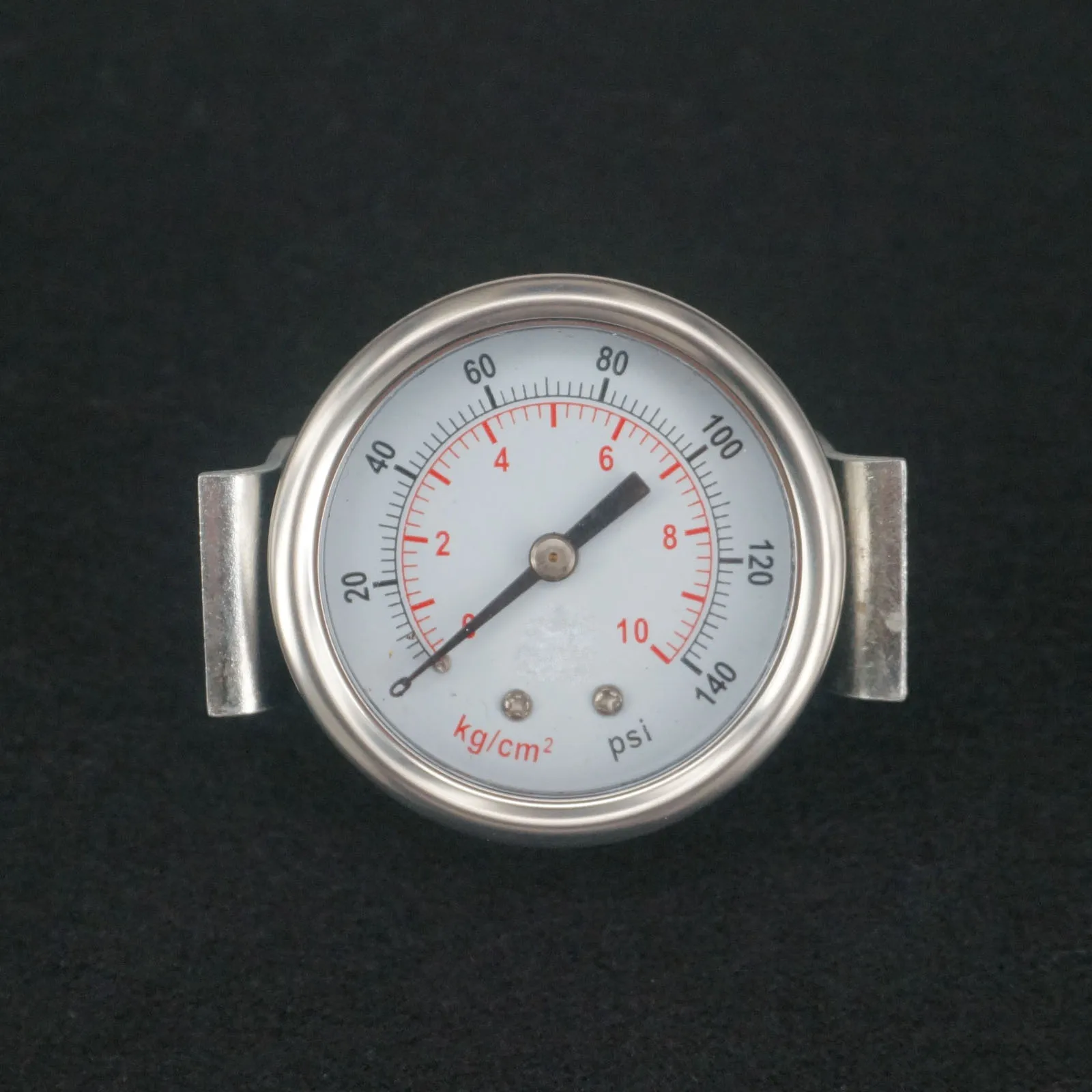 

50 мм Лицо 0-140 PSI воздушный компрессор манометр осевое крепление с кронштейном G1/4 "Пневматическая часть