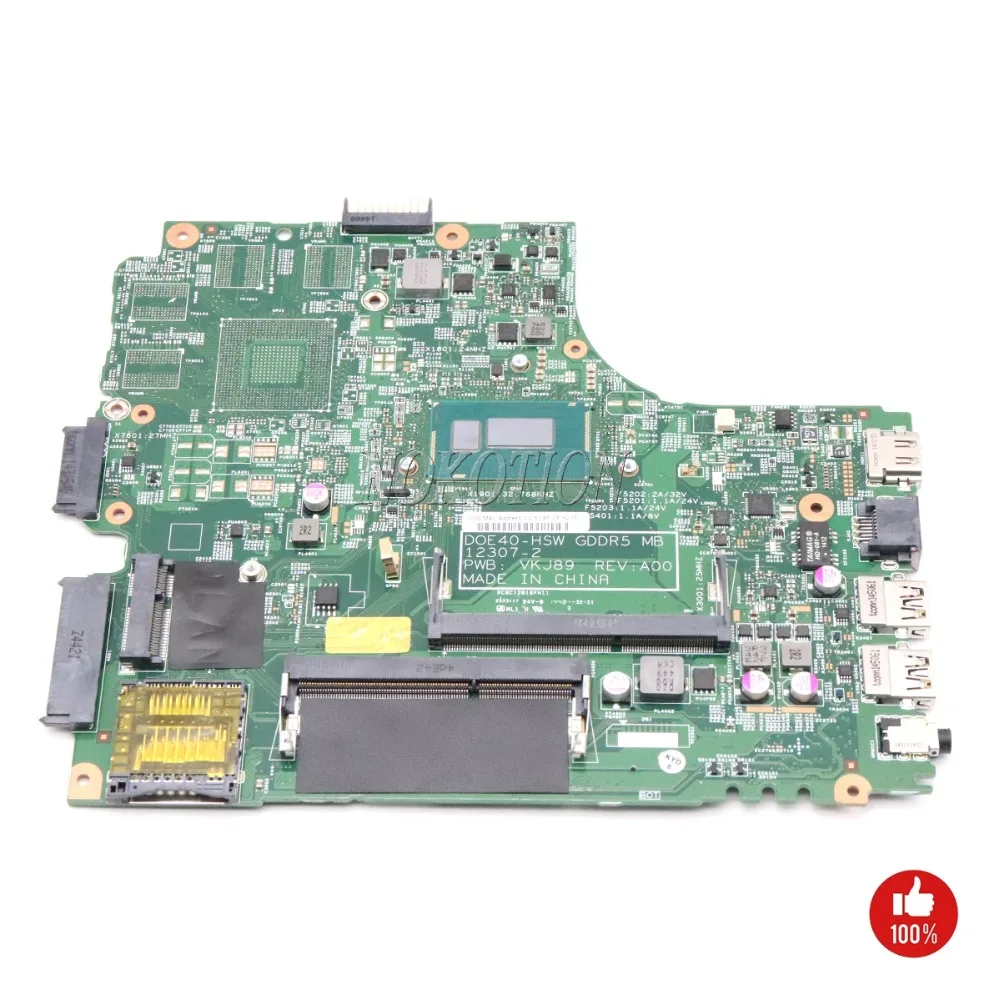 NOKOTION CN 09DJXD 9DJXD для Dell Inspiron 3437 5437 Материнская плата ноутбука DOE40 HSW 12307 2 PWB VKJ89 REV