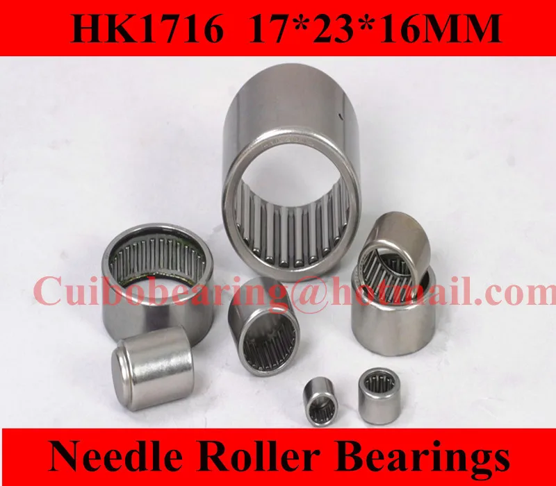 

Free shipping HK1716 HK172316 57941/17 Drawn Cup Type Needle Roller Bearing 17 x 23 x 16mm