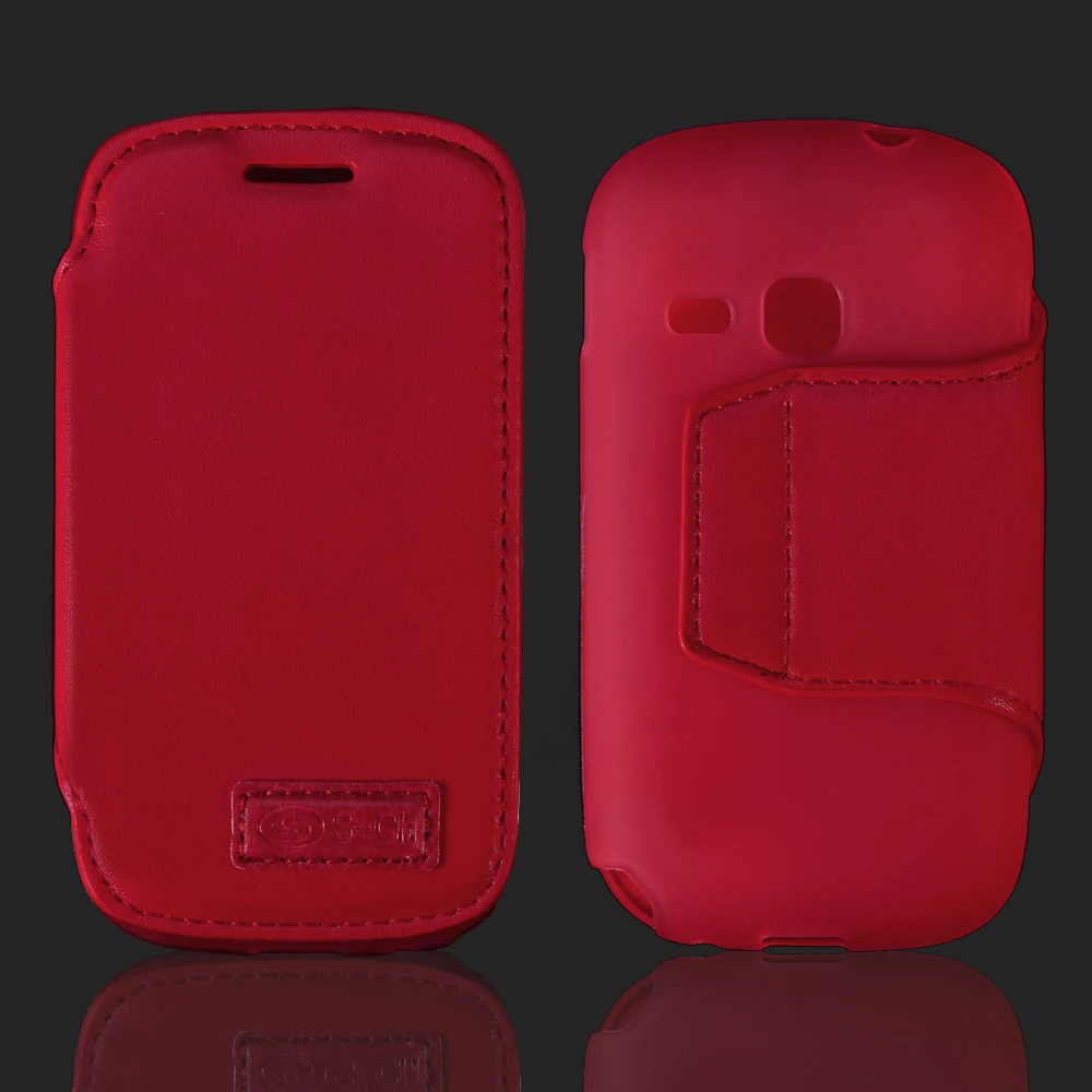 Для Samsung Galaxy Young S6310 S6312 откидной Чехол из искусственной кожи для бизнеса