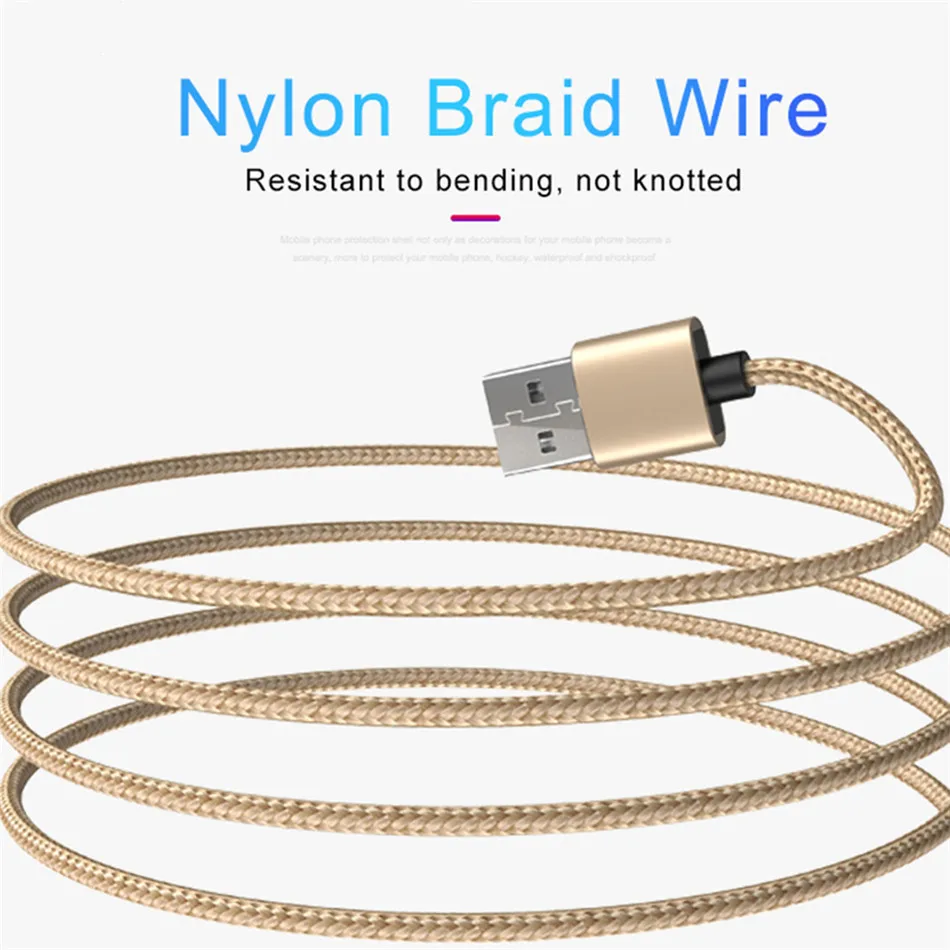 Светодио дный Магнитный кабель для зарядки освещение Micro Тип usb C телефонный iPhone X 7