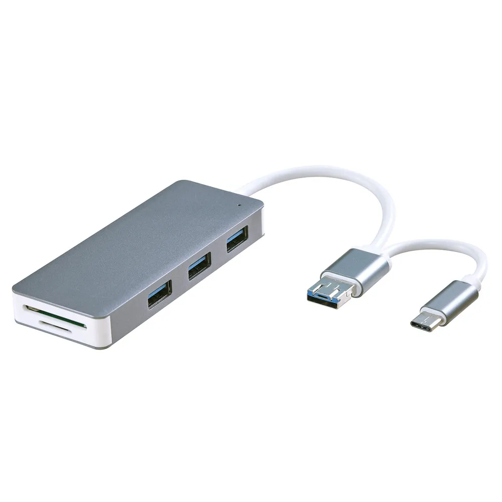 USB 3 1 Type C/ Micro USB/ 0 до Hub и SD/TF кард ридер комбинированный Прямая поставка l1115