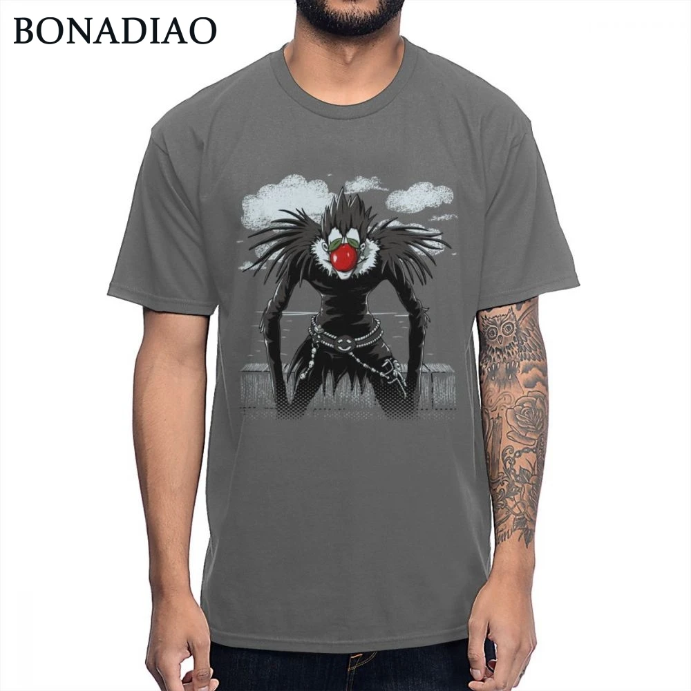 S 6XL нам Размеры Death Note Ryuuku Shinigami Ryuk футболка Винтаж из натурального хлопка в