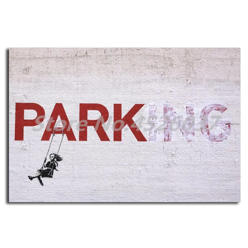 Street Graffiti Wallpaper Wall Art Canvas Poster And Print Painting Decorative Picture For Living Room Home Decor | Дом и сад