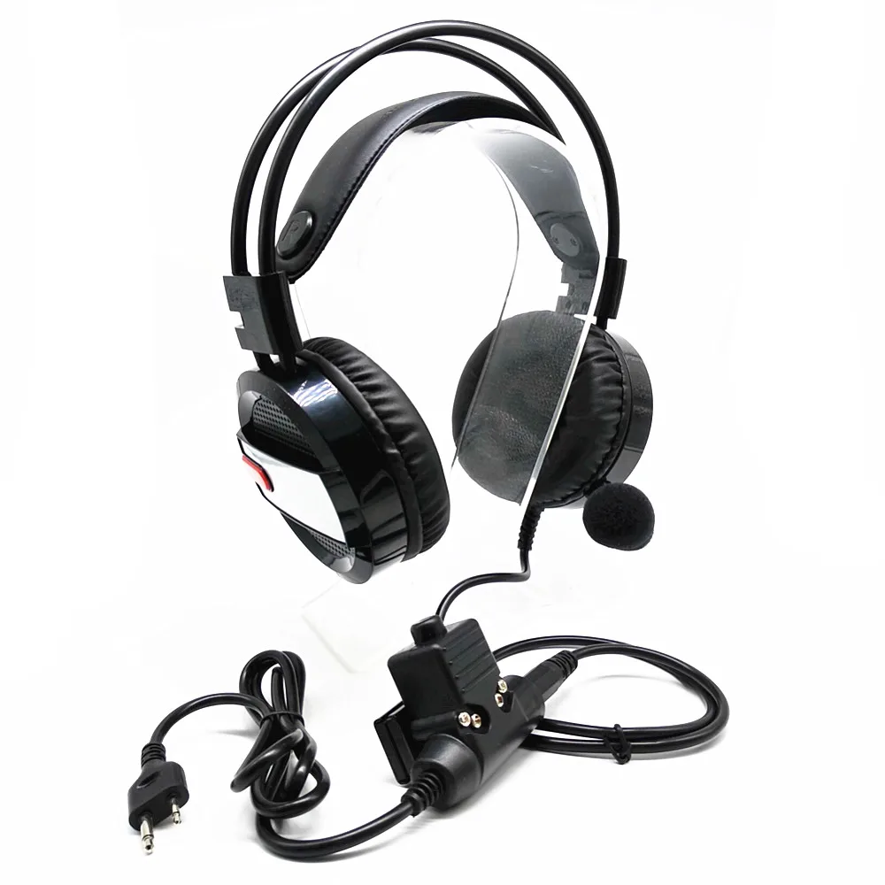 YIDATON наушники Walkie talkie гарнитура с шумоподавлением для ICOM IC V8 V82 V85 F11 F26 F4008A NATO military