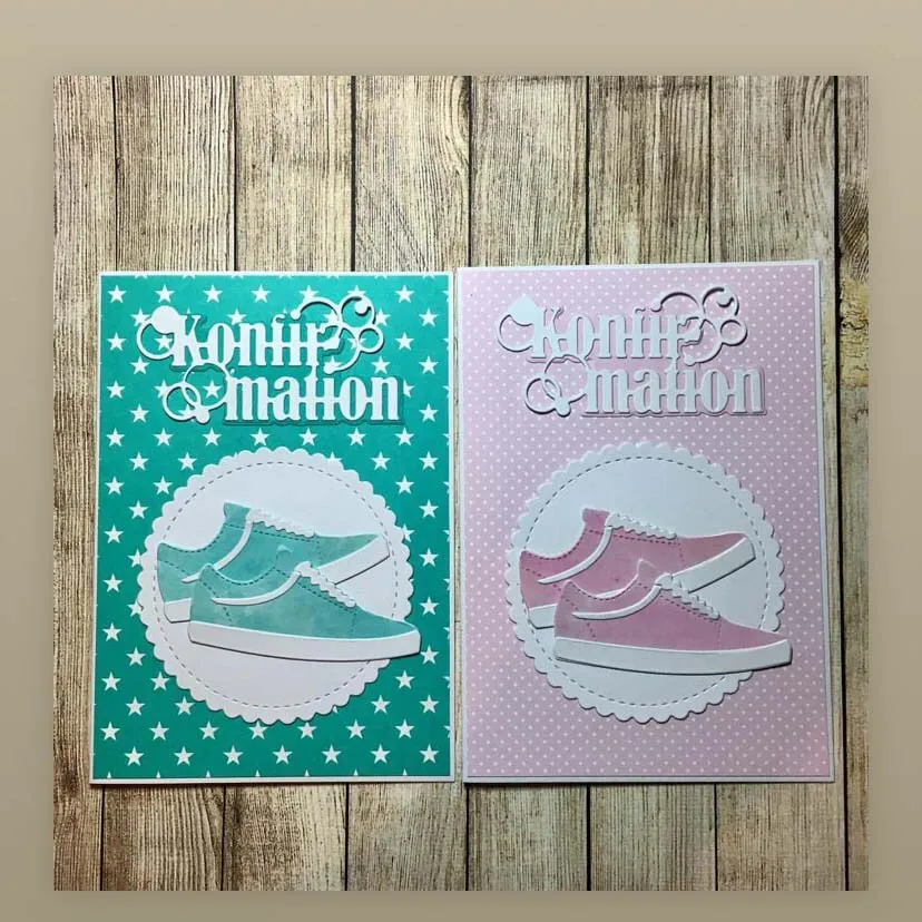 AddyCraft металлический Трафаретный вырубной штамп резки формочка в виде туфли Скрап