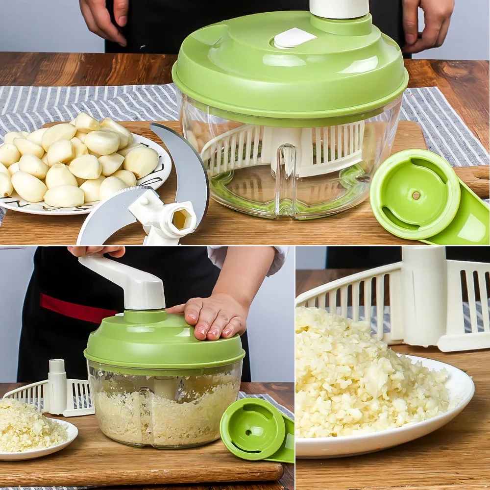 Измельчитель фруктов и овощей LEKOCH Ручной Кухонный комбайн измельчитель для мяса
