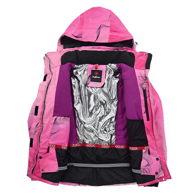 bujiwu Ski Jacket women Snowboard jacket Waterproof Snow Sportswear Breathable | Спорт и развлечения