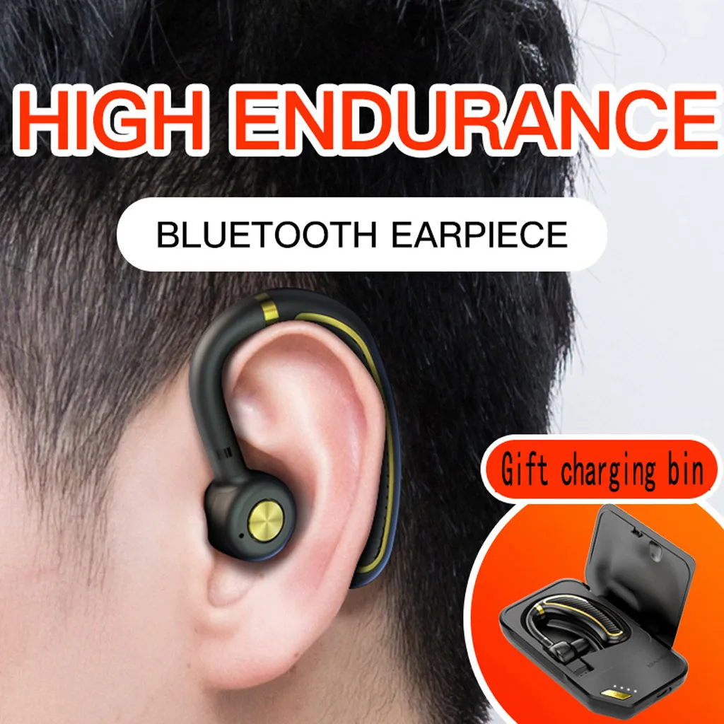 Bluetooth гарнитура с HD микрофоном длительное время ожидания Бизнес Стиль
