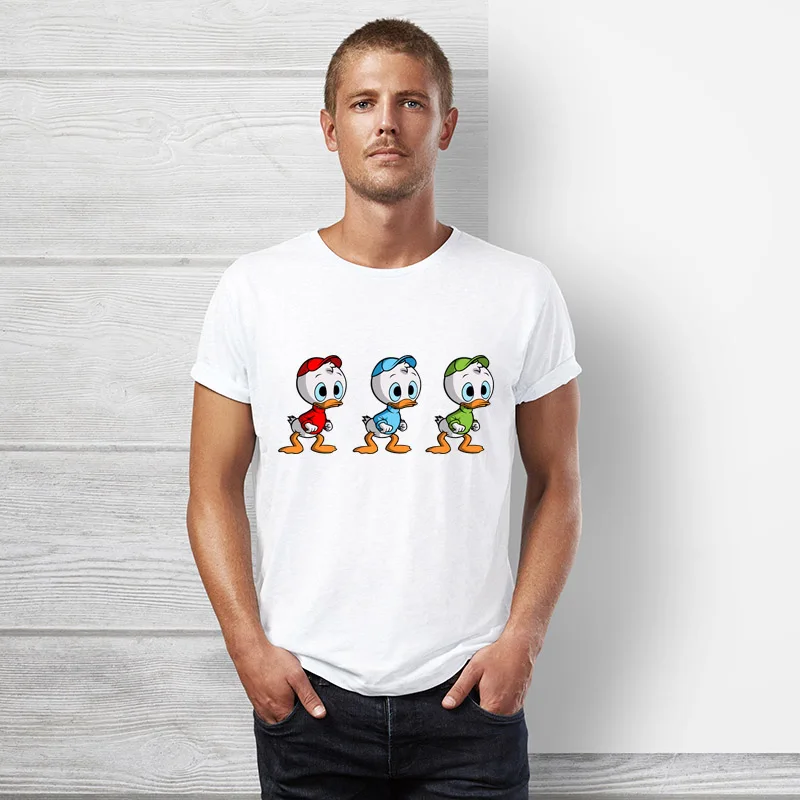 True Reveler классический мультфильм Дональд дак для мужчин футболка с коротким