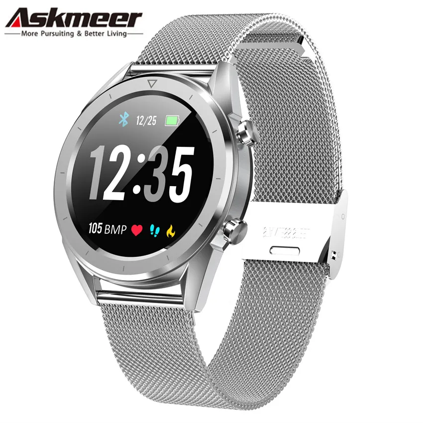 ASKMEER DT28 Смарт часы ЭКГ монитор сердечного ритма водонепроницаемые мужские фитнес