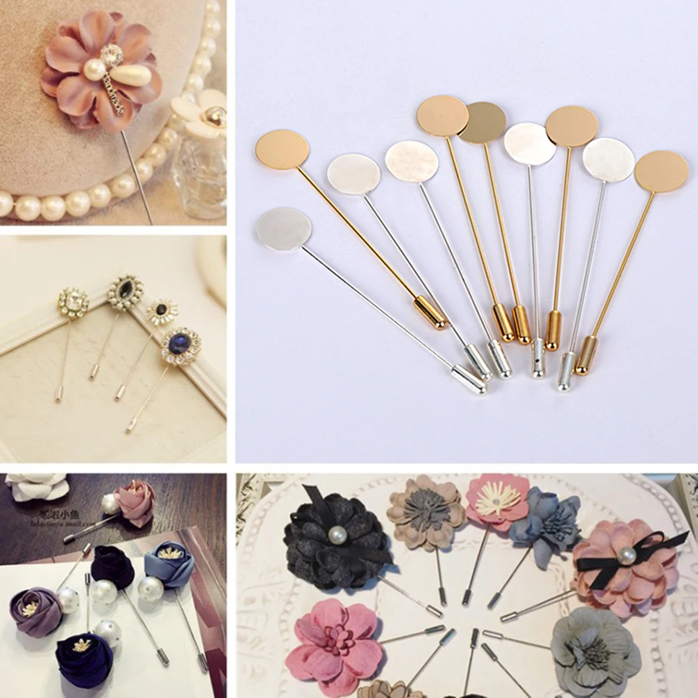 Золотистая и серебристая искусственная жемчужина 15 см|Броши| |