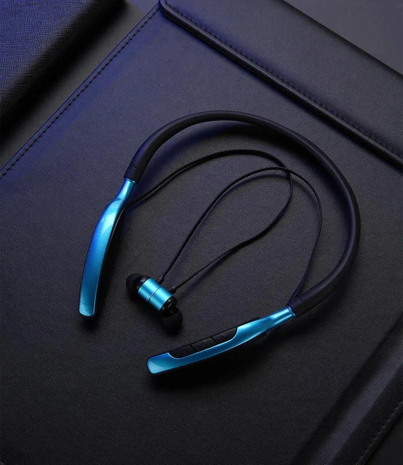 Bluetooth спортивные наушники, Спортивная гарнитура, поддержка MP3, TF карта, воспроизведение, BT вызов, стерео музыка, наушники с большим встроенным аккумулятором