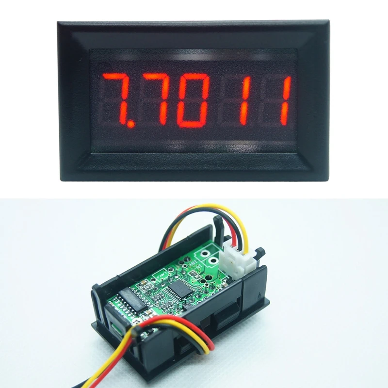 DC 0 33 000 V (0 V) Цифровой вольтметр 5 знака после запятой бит высокой точности Напряжение метр|Измерители