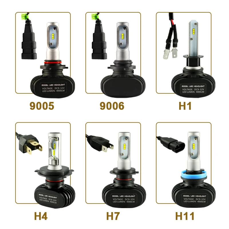 PAMPSEE 2 шт. CSP H8 H11 лампа H4 Led H7 H1 H3 автомобильные лампы для передних фар для авто S1 N1 H27 HB3 HB4 Светодиодные Автомобильные 12В 50Вт 8000LM 6000K