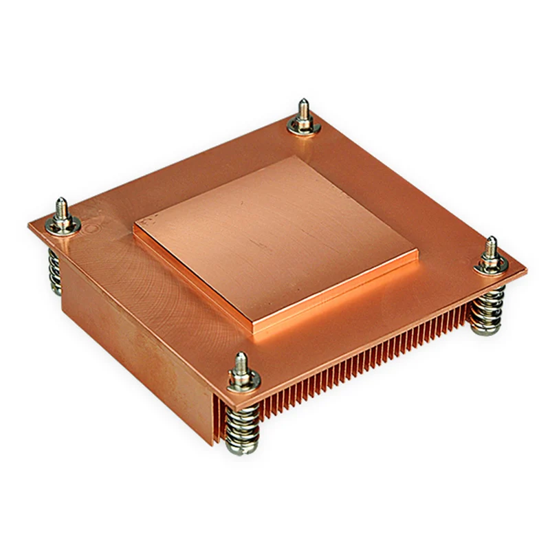 Радиатор компьютера 1U пассивный раствор медный с облегчением зубной винт и