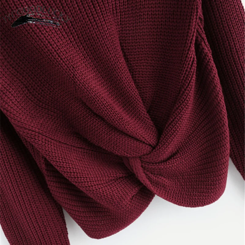 Cross Stylish Sweater For Women V-Neck Long Sleeve Knitting Christmas Pullovers Female Casual All Matches Sweaters | Женская одежда