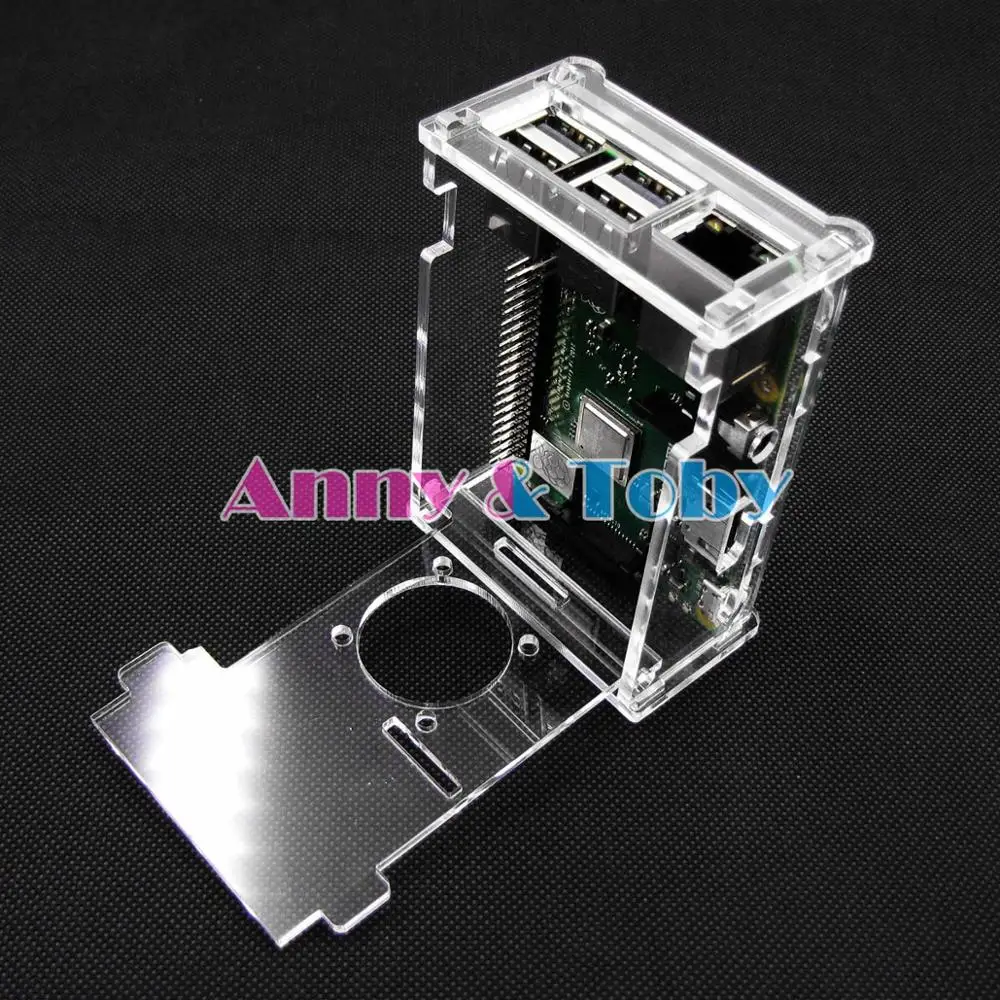 Модель B21 :Raspberry PI 3B + plus прозрачный акриловый чехол корпус из АБС-пластика для Ras pi 2