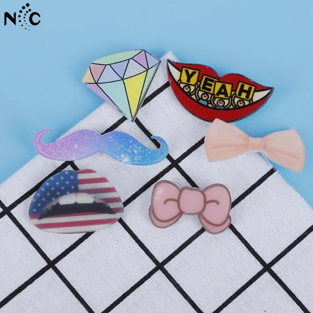 Милая симпатичная брошь на рубашку модная булавки для женщин девушек Мультяшные