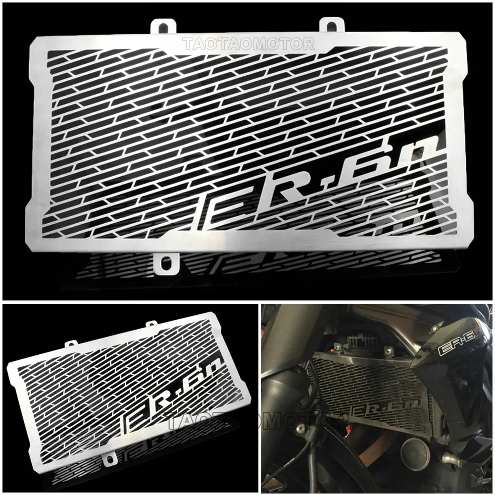 Решетка радиатора из нержавеющей стали для мотоцикла защитная крышка KAWASAKI NINJA650R