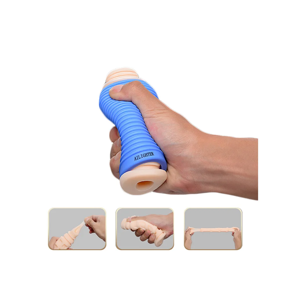 Мужской мастурбатор чашка тренажер для задержки пениса двойной канал