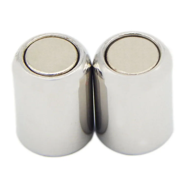 Застежки магнитные из нержавеющей стали для круглых кожаных браслетов