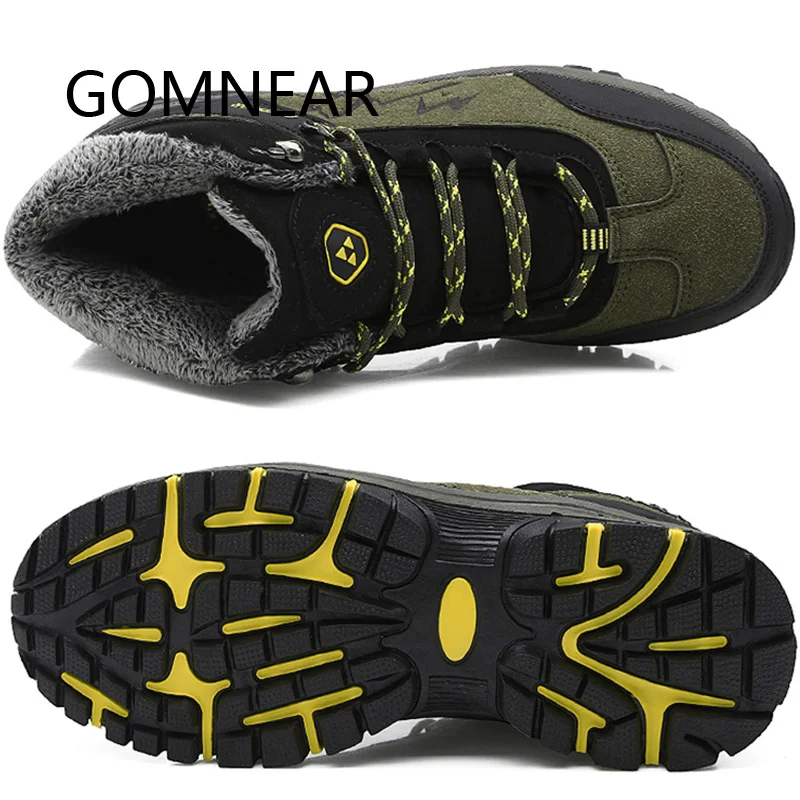 Gomnead зимние кроссовки для мужчин тактические военные ботинки уличные