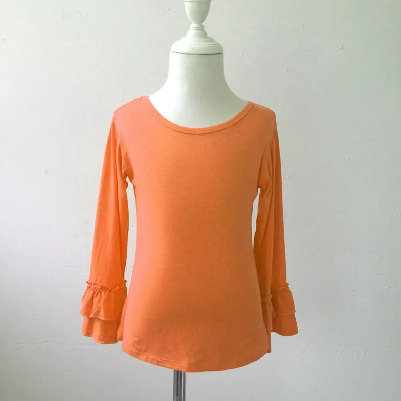 Лидер продаж пустая рубашка для девочек топ Оригинальная одежда маленьких